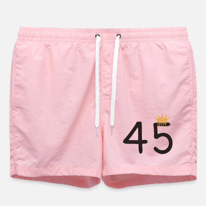 45 - Short de bain - rose