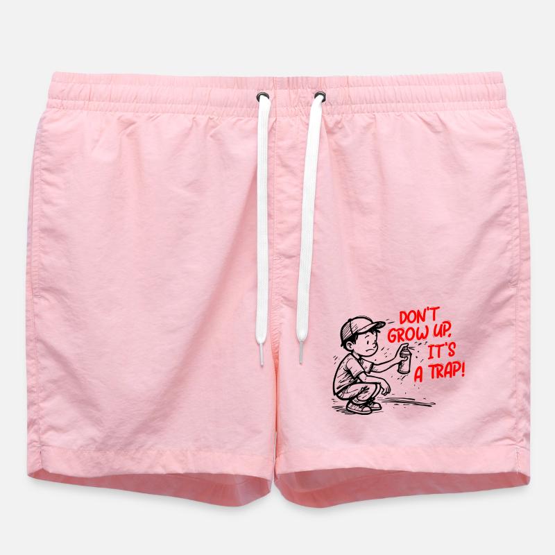 It's a trick - Swim Trunks - pink