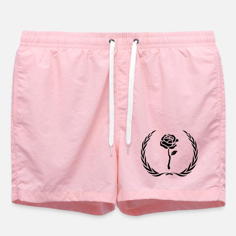 Couronne de symbole de rose - Short de bain - rose