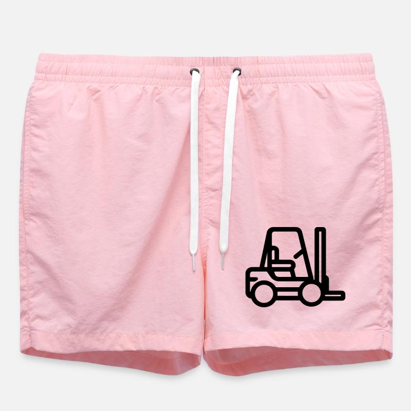 Forklift - Swim Trunks - pink