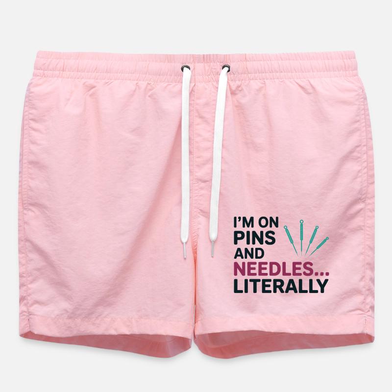 Licensed TCM Practitioner Expert Precision  - Swim Trunks - pink