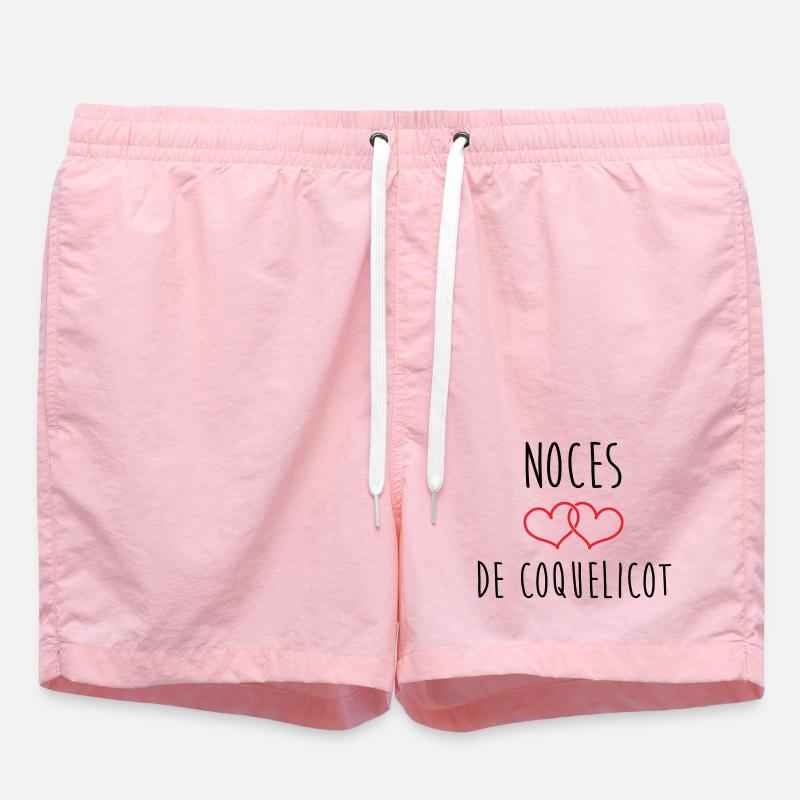 Mohnhochzeit 8 Jahre Ehe - Badeshorts - Pink