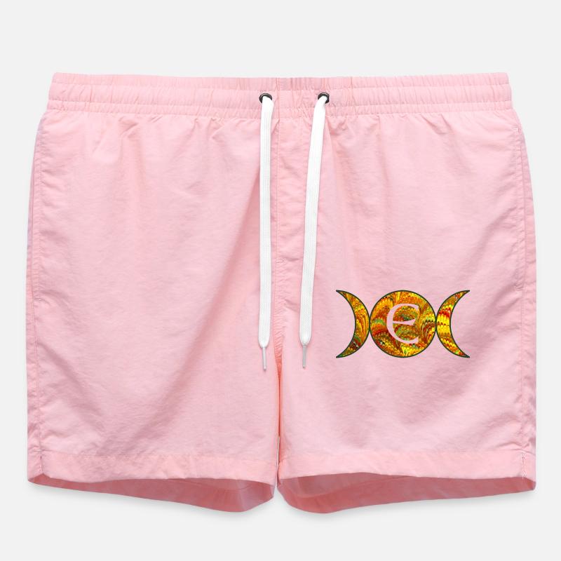 Moon Phases E 38 E - Swim Trunks - pink