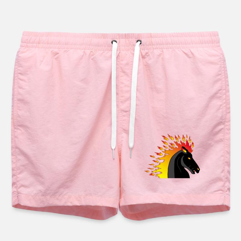 Cheval de feu - Short de bain - rose