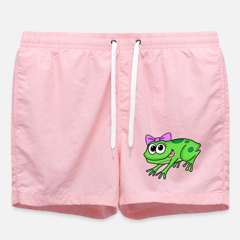 Frosch Mädchen Dame - Badeshorts - Pink