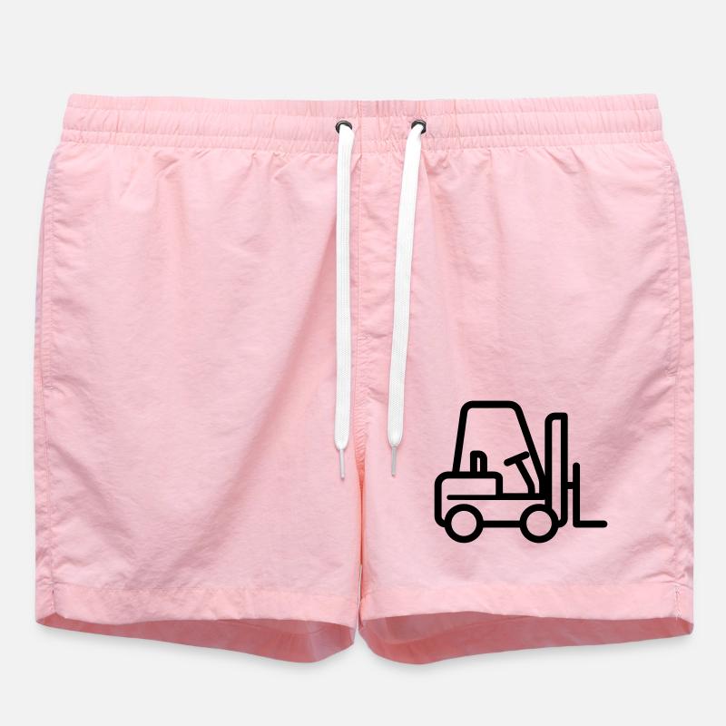Forklift - Swim Trunks - pink