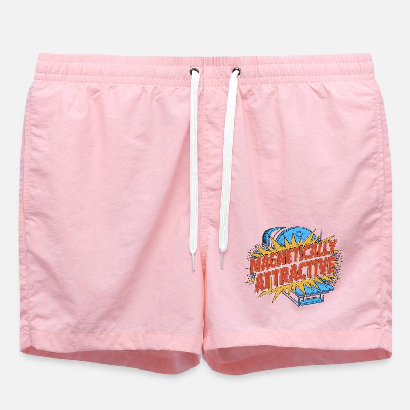 MRI Tech Magnetically Attractive MRI Technologist - Swim Trunks - pink