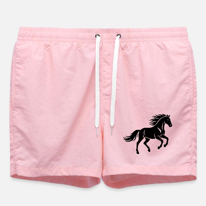 cheval - Short de bain - rose