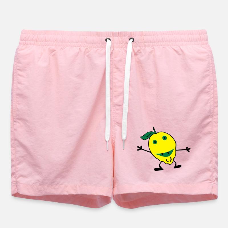 Zitronen Mann - Badeshorts - Pink