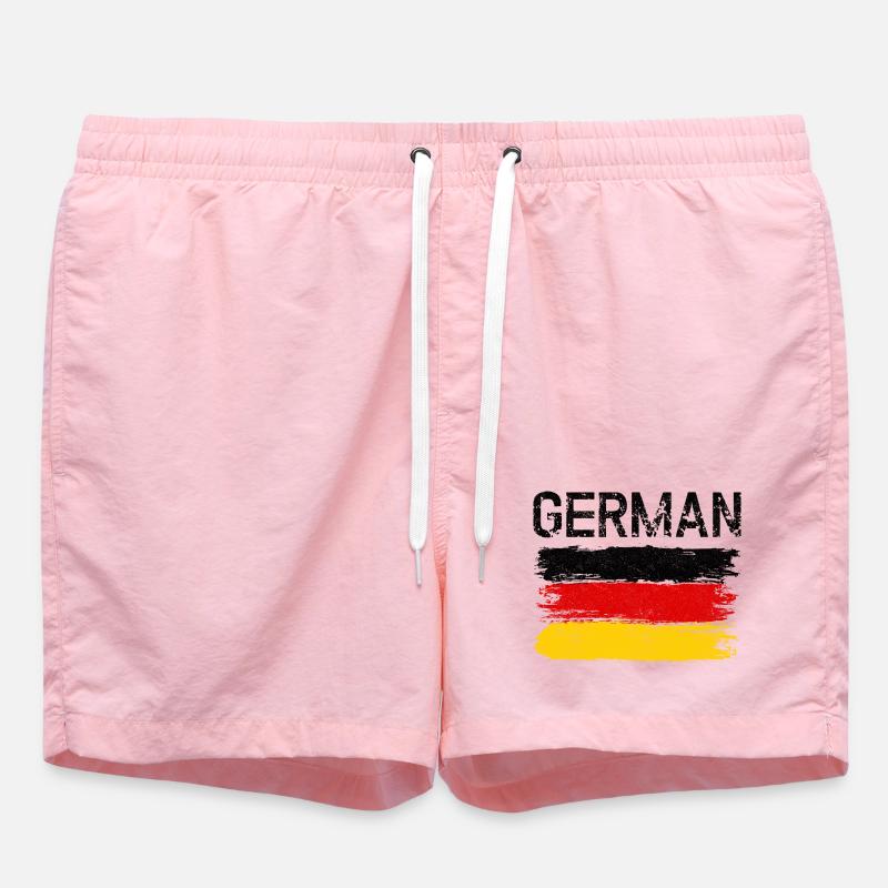 Coup de pinceau du drapeau allemand - Short de bain - rose