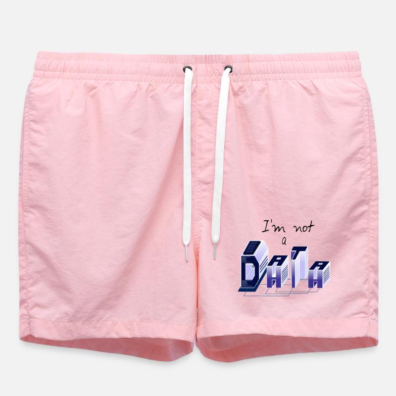 Je suis pas un DATA - Short de bain - rose