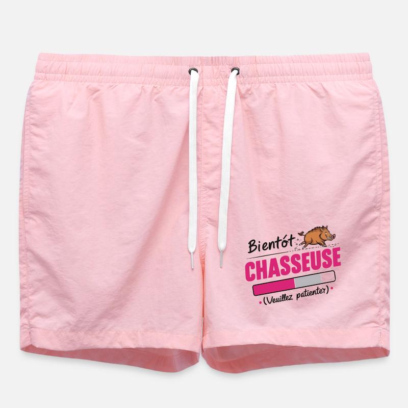 bientôt chasseuse - Short de bain - rose
