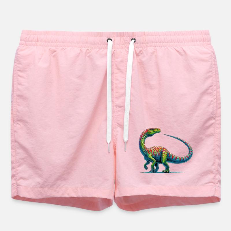 Dinosaure - Short de bain - rose