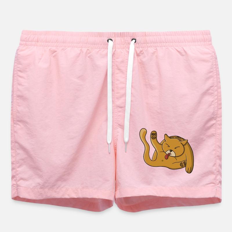 Bath Time - Swim Trunks - pink