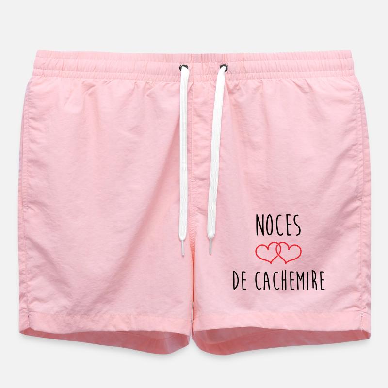 Kaschmirhochzeit 47 Jahre Ehe - Badeshorts - Pink