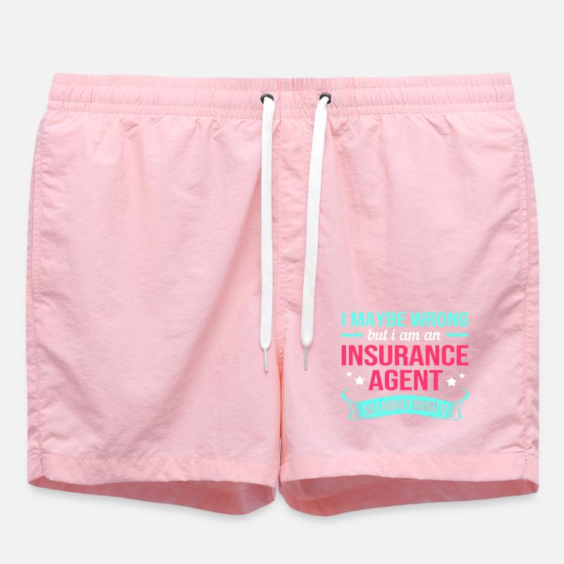 Actifs d’agent d’assurance - Short de bain - rose