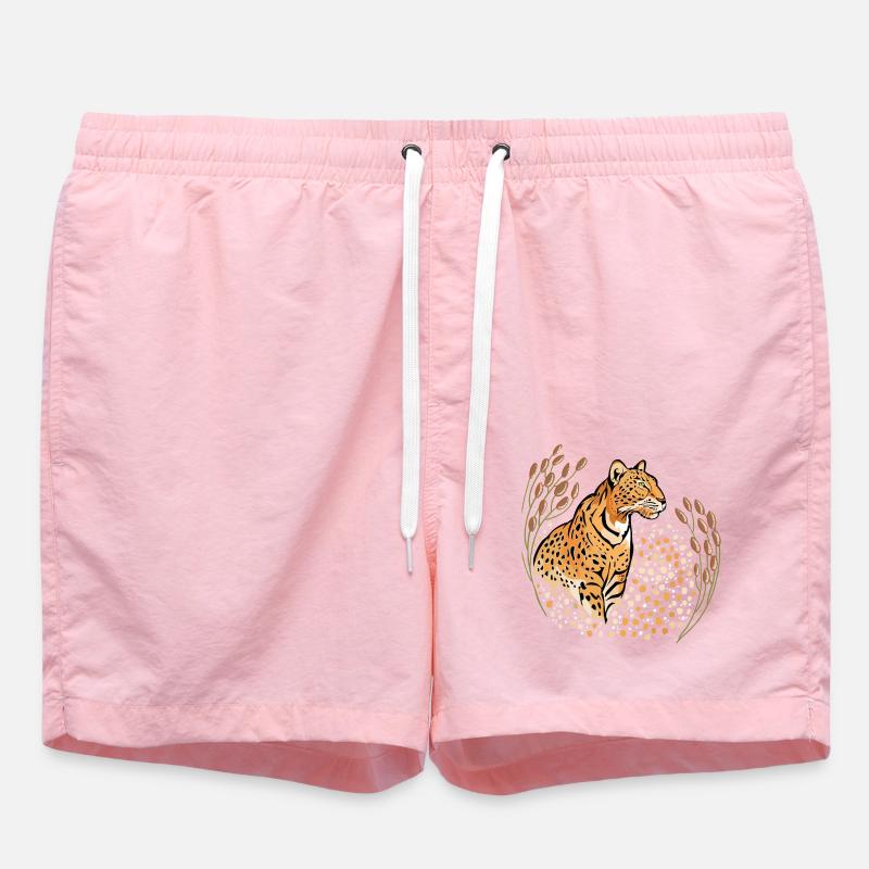 panthère - Short de bain - rose