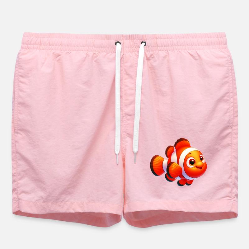 Clownfish - Swim Trunks - pink