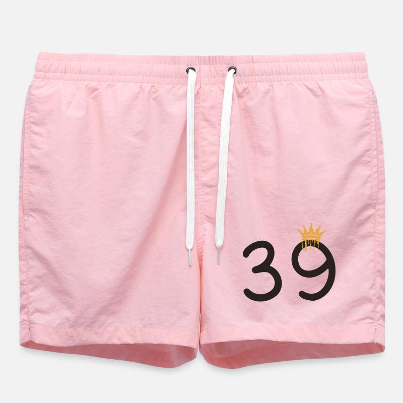 39 - Short de bain - rose