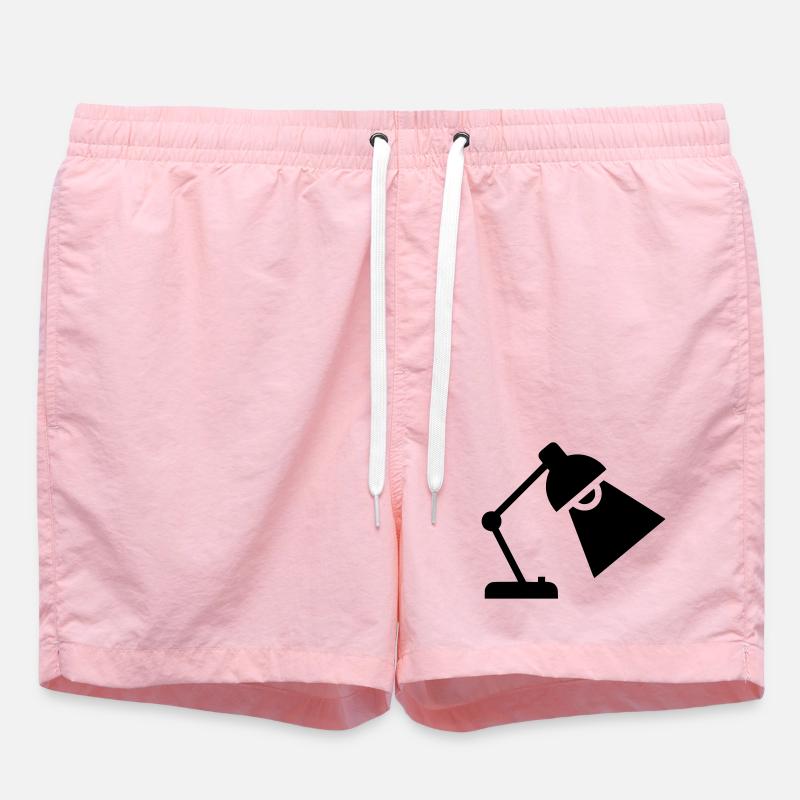 Silhouette de lampe de bureau - Short de bain - rose