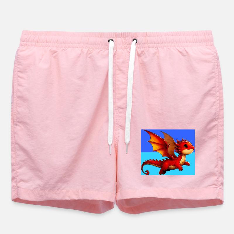 dragon - Short de bain - rose