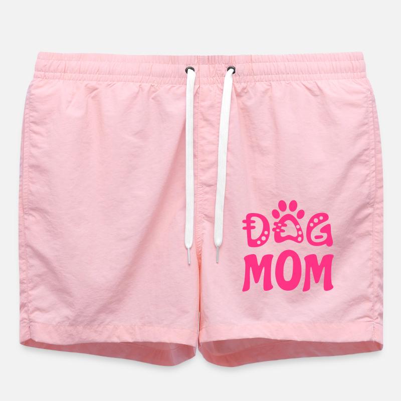 Maman chien - Short de bain - rose