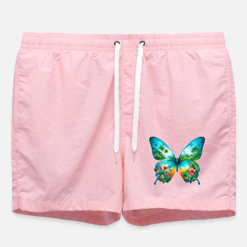 Papillon - Short de bain - rose
