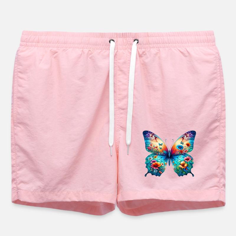 Papillon - Short de bain - rose