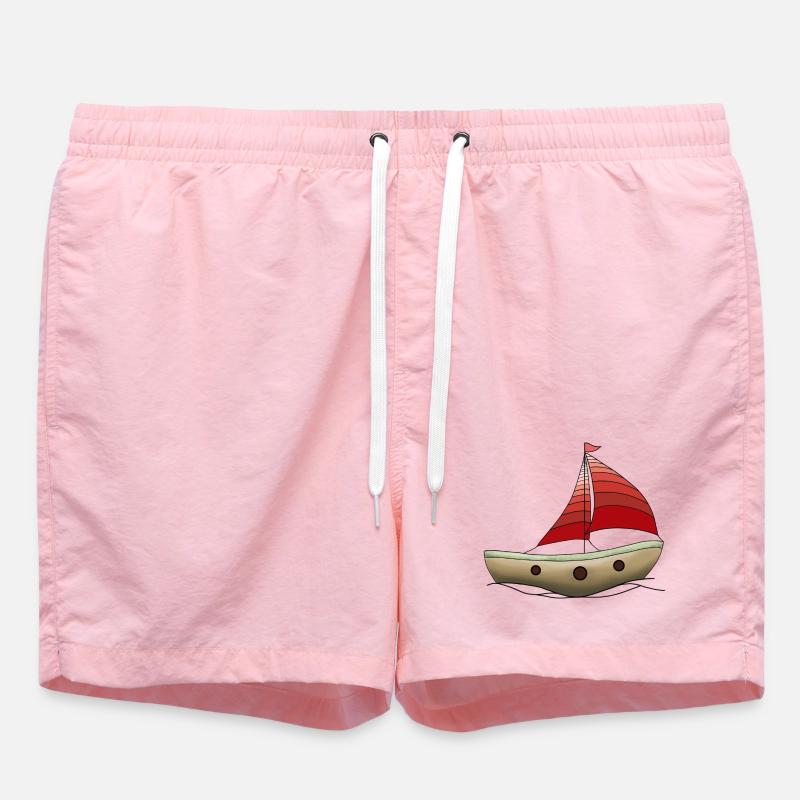 Bateau - Short de bain - rose