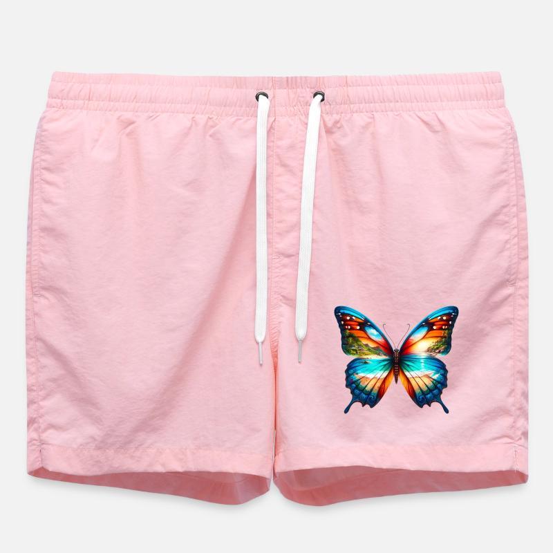 Papillon - Short de bain - rose
