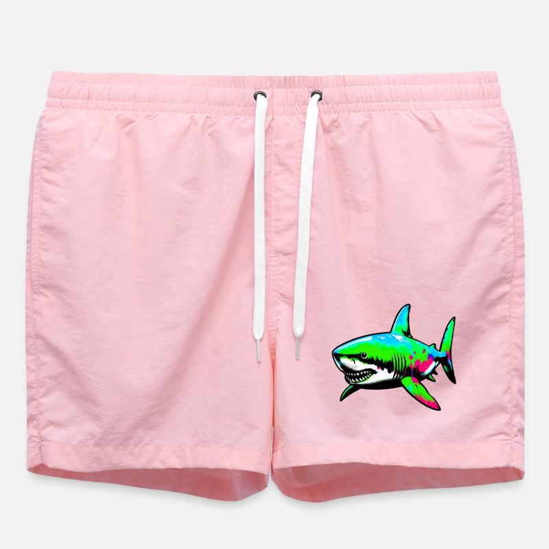 Requin - Short de bain - rose