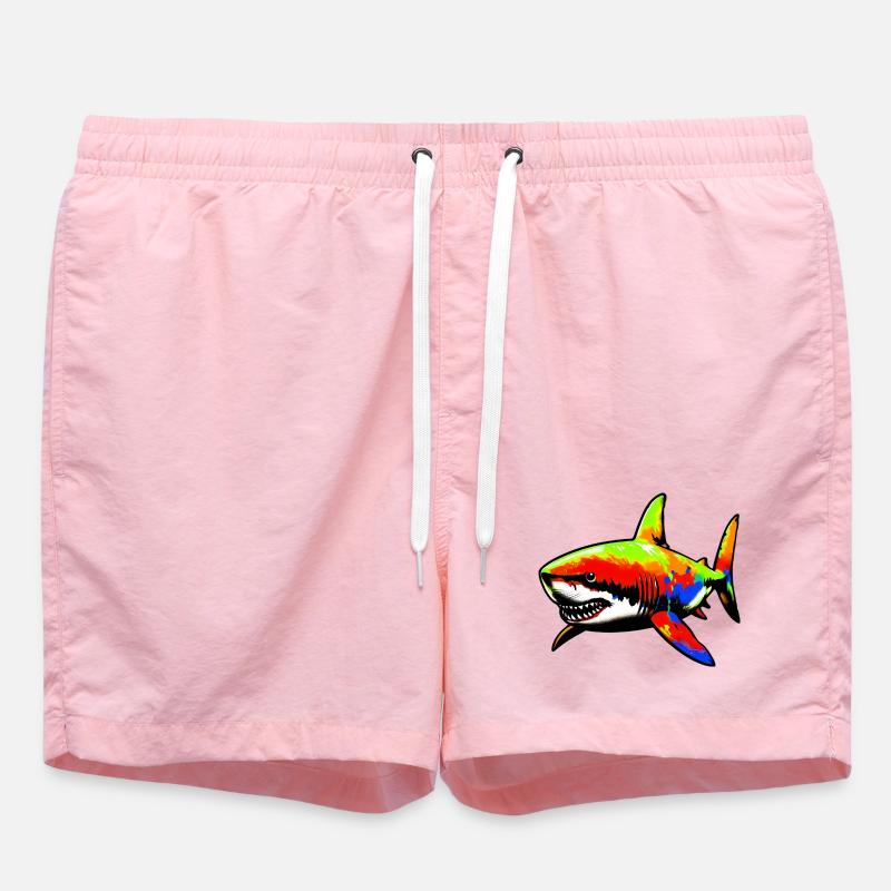 Requin - Short de bain - rose