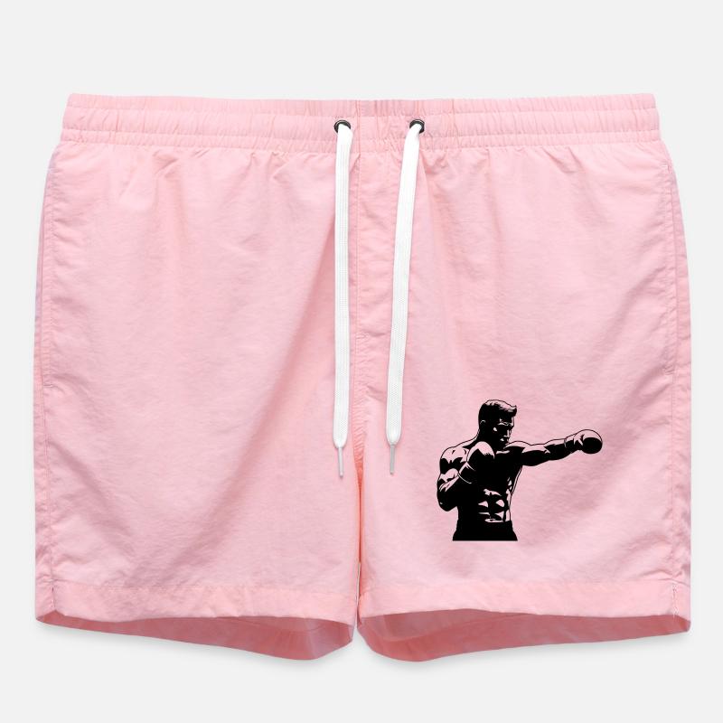Boxer avec coup de poing - Short de bain - rose