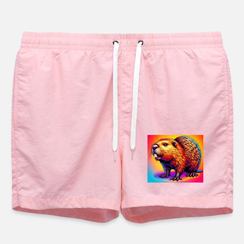 castor - Short de bain - rose