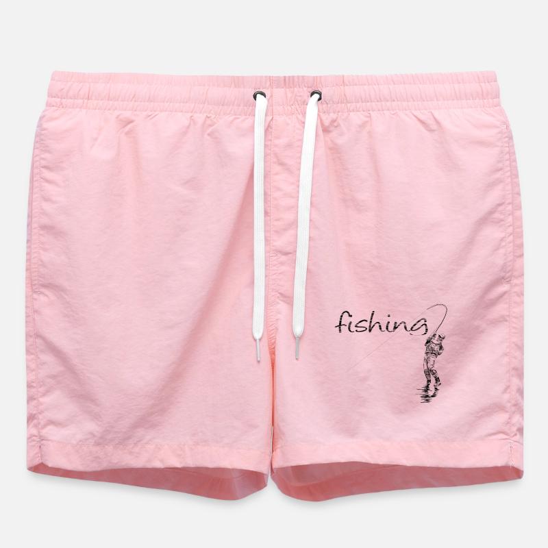 Pêche à la mouche - Short de bain - rose