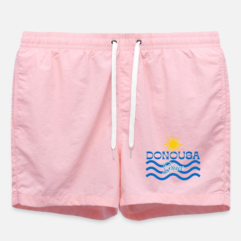 Donousa, Grèce Vagues de Soleil - Short de bain - rose