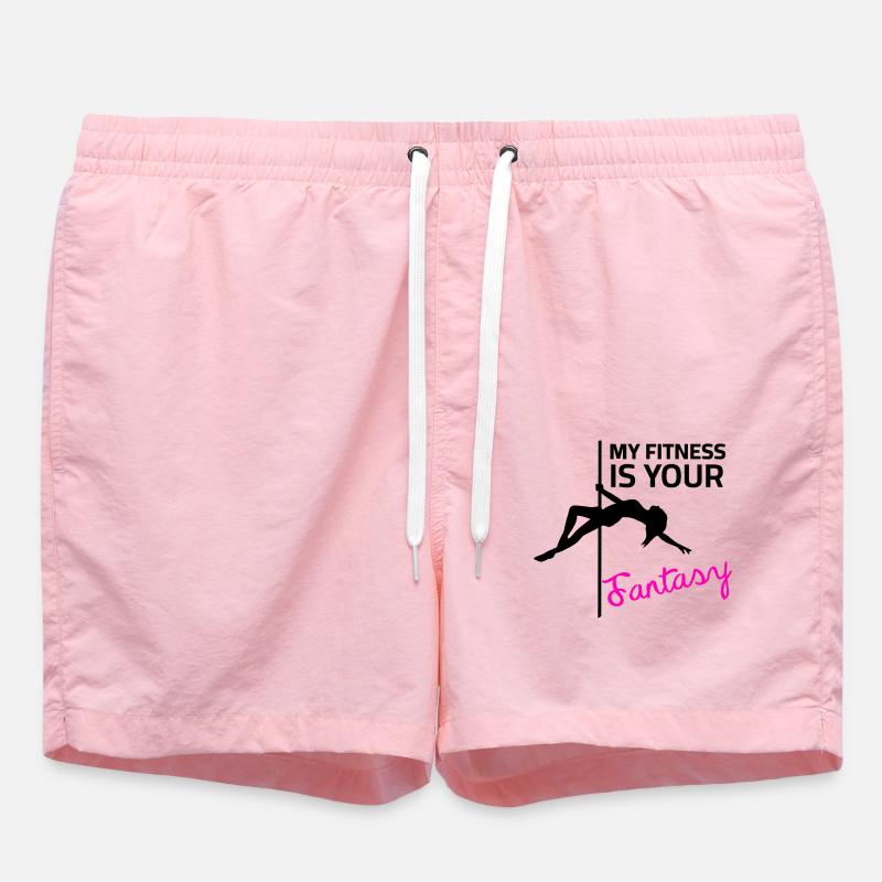 Poledance - Badeshorts - Pink