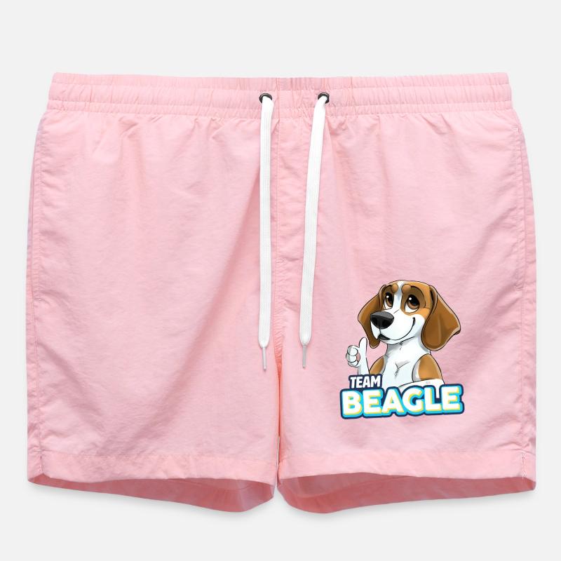 TEAM Beagle - Lemon - Short de bain - rose