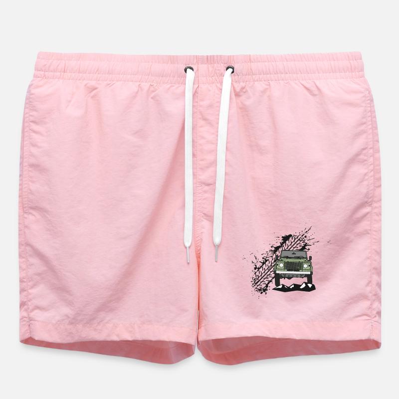 Defender Splash Front - Swim Trunks - pink