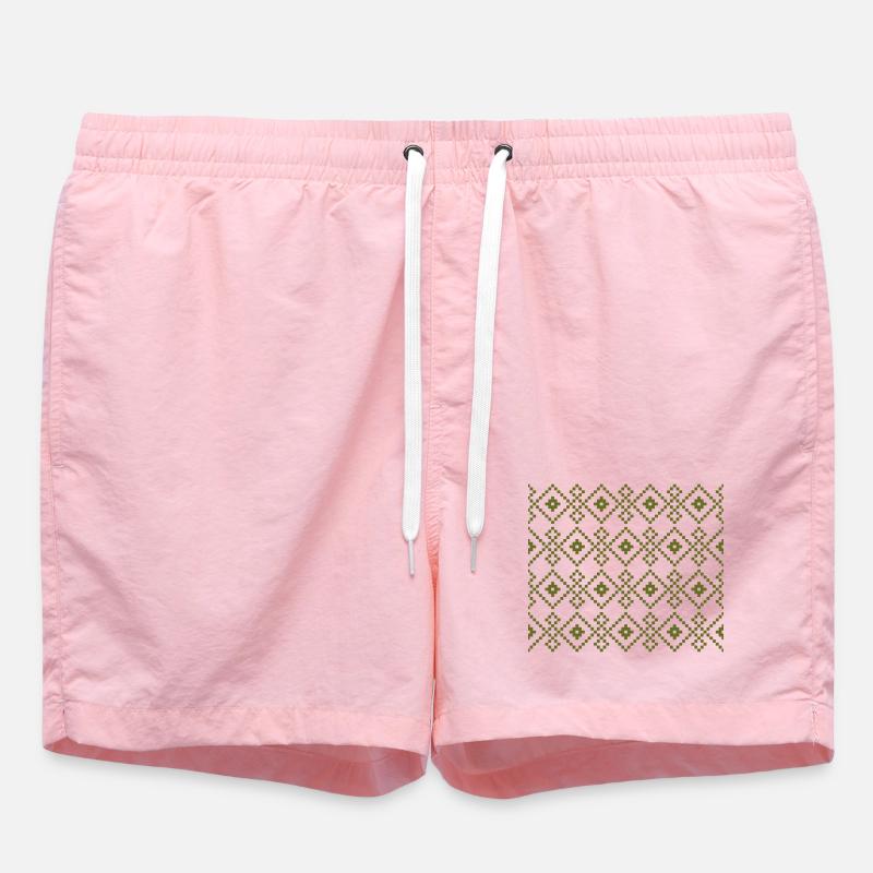 Pull uni de Noël (vert) - Short de bain - rose