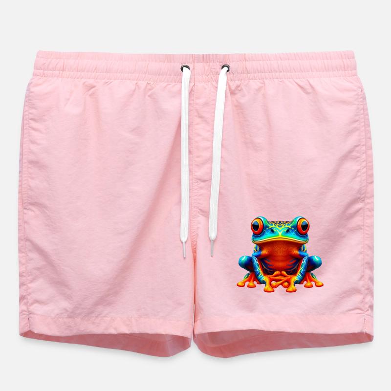 Frog - Swim Trunks - pink