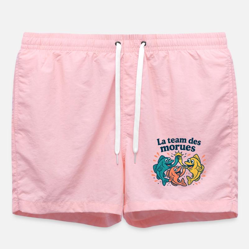 Coloured Cod Team - Swim Trunks - pink