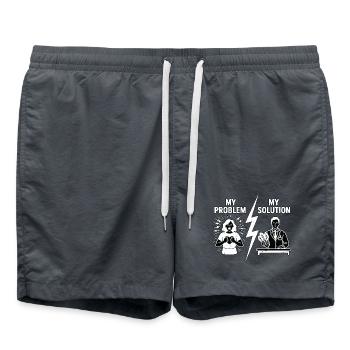 Nutritionist My Problem My Pictogram Dad Dietary - Swim Trunks -  - Front