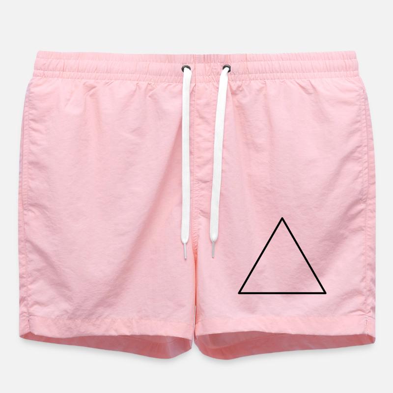 Triangle symbolique équilatéral - Short de bain - rose