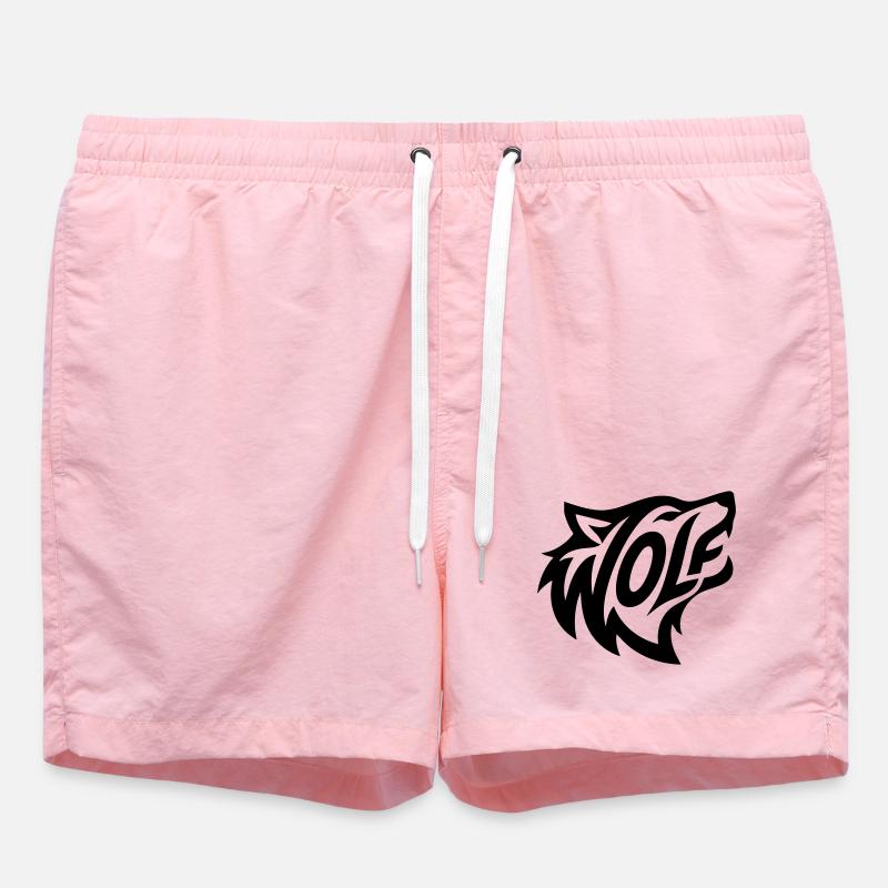 Wilder Wolf - Badeshorts - Pink