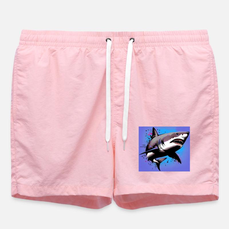Requin - Short de bain - rose