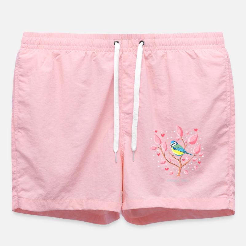 mésange bleue - Short de bain - rose