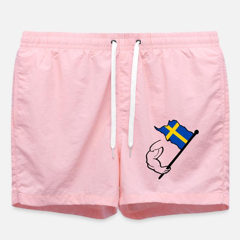 Drapeau suède - Short de bain - rose