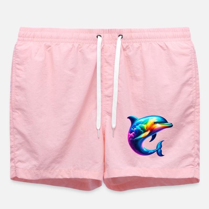Dolphin - Swim Trunks - pink