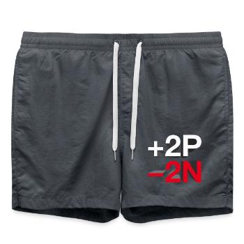 +2P -2N / +Frieden -Hass – lass uns reden. - Badeshorts -  - Vorne